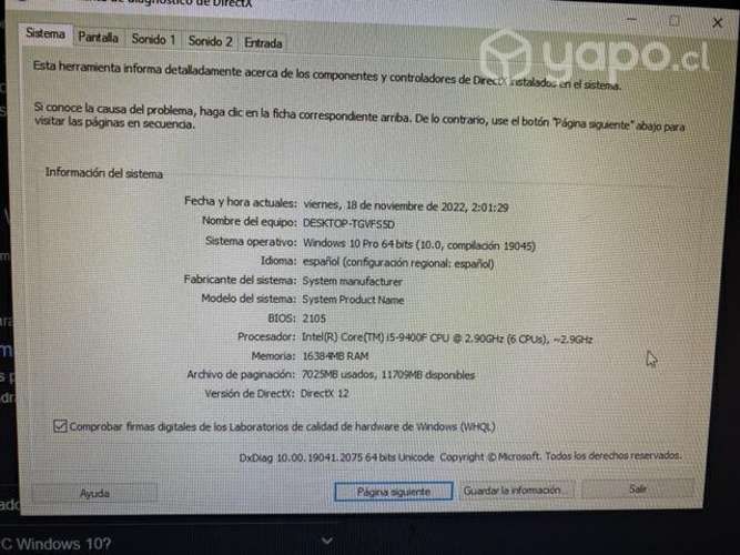 Pc gamer + monitor + perifericos