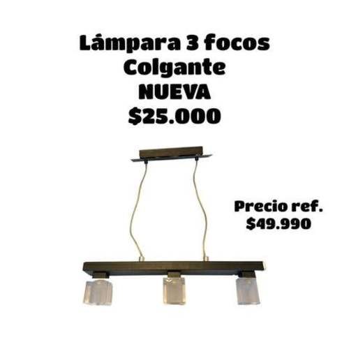 Làmpara de techo colgante 3 focos GU10