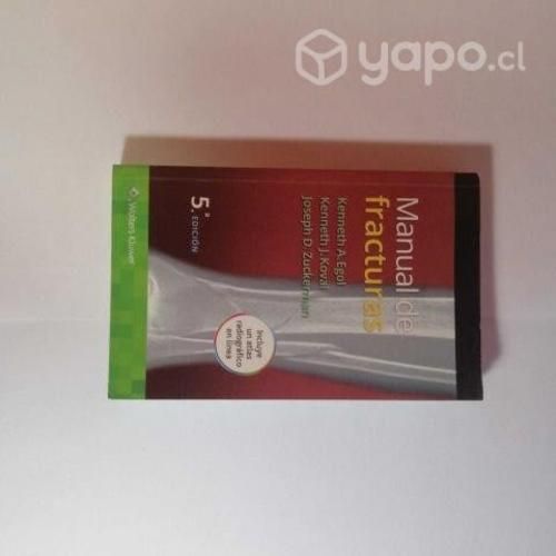 Libro medicina: Manual de fracturas