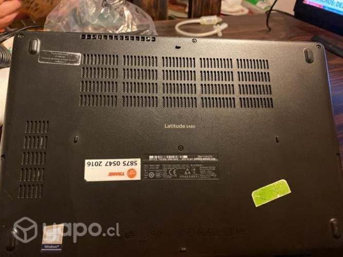 Notebook dell latitude 5480 sin disco duro
