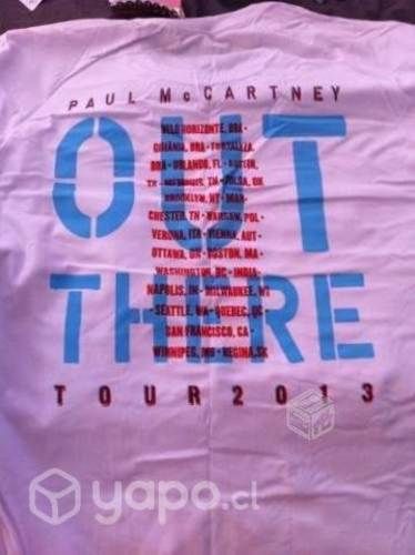 Paul Mccartney Tour Merchandise Polera y Bolso&quot;