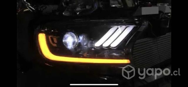 Ópticos Ford ranger estilo raptor full led tunning