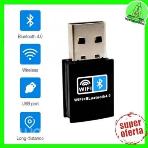 Adaptador Antena Wifi y Bluetooth 600 Mbs