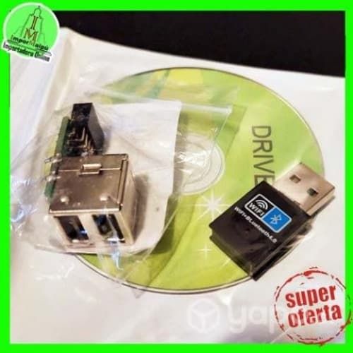 Adaptador Antena Wifi y Bluetooth 600 Mbs