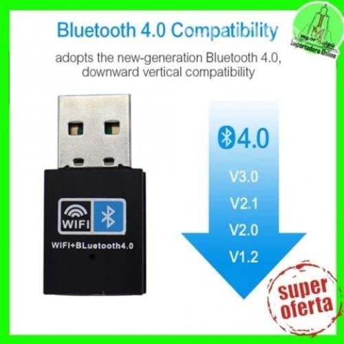 Adaptador Antena Wifi y Bluetooth 600 Mbs