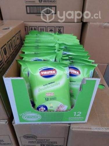 Toallas desinfectantes virutex