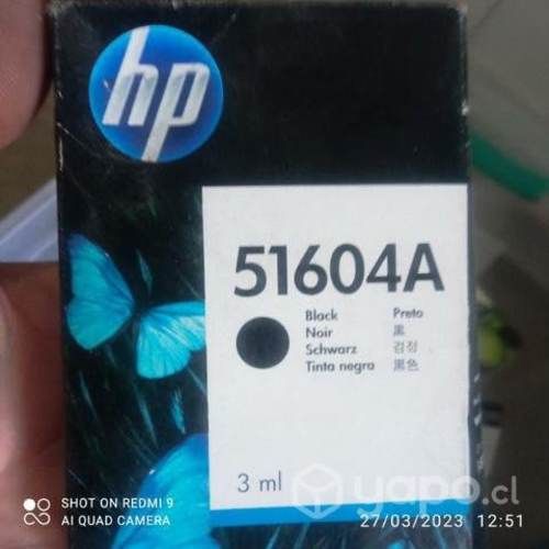Tinta HP 51604a black original