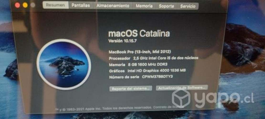 Macbook pro A1278