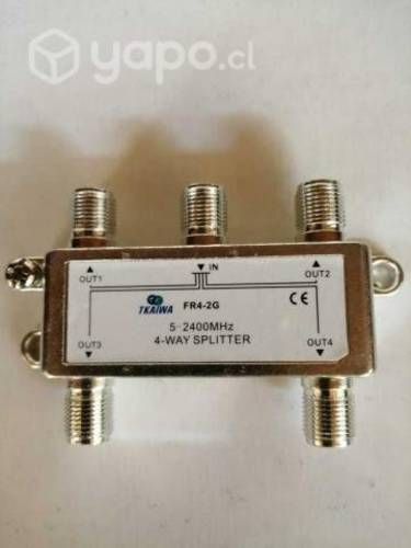 Splitter 4 vias 5 a 2400MHz