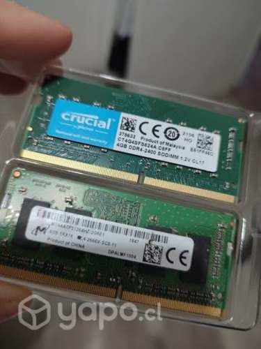 Memoria ram para notebook