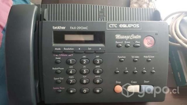 Fax fotocopiador marca brother