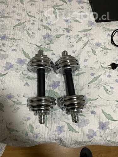 Mancuernas 7,7kg c/u.