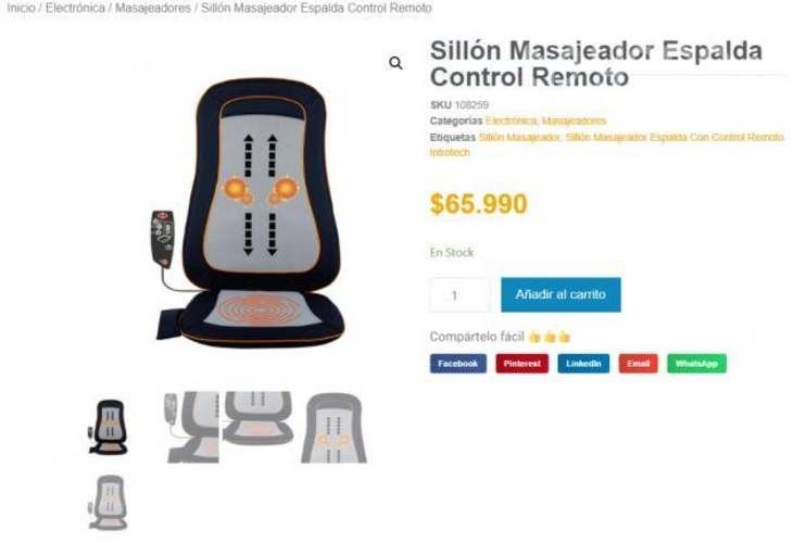 Masajeador 3 velocidades