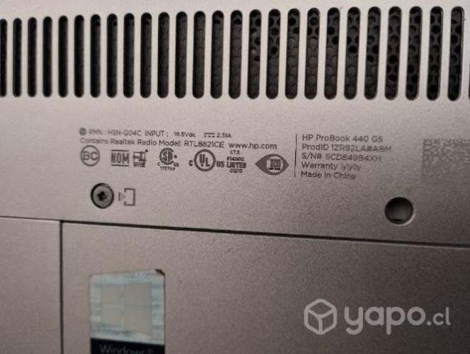 Notebook HP ProBook 440 G5