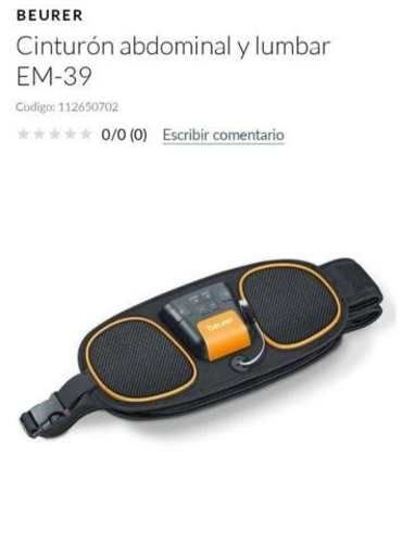 Cinturón abdominal y lumbar