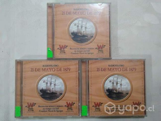 MC118: PACK CDs RADIOTEATRO COMBATE NAVAL IQUIQUE