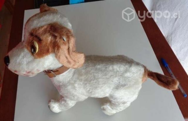 Antiguo perro de juguete a pilas. Años 70 Japón