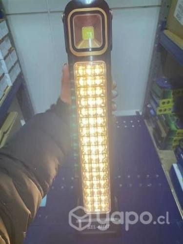 Lampara Solar Foco Luz Emergencia Recargable 48 Le