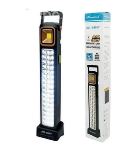 Lampara Solar Foco Luz Emergencia Recargable 48 Le