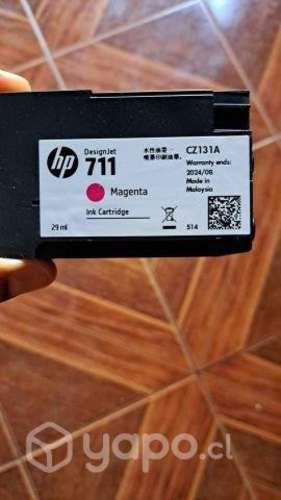 Cartucho De Tinta Hp DesignJet 711. Color Magneta