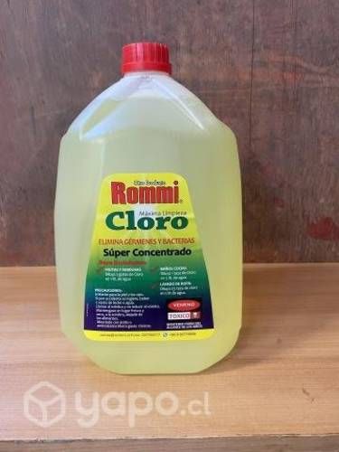 Cloro 5 litros x mayor y detalle