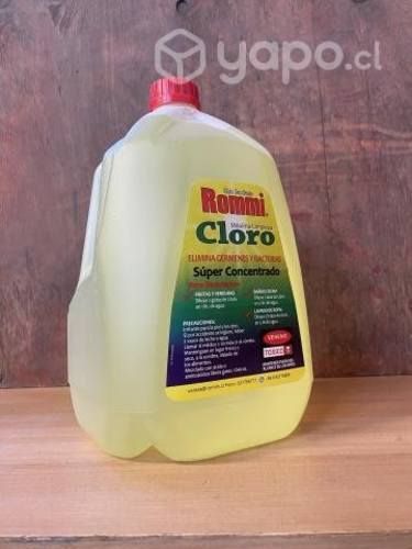 Cloro 5 litros x mayor y detalle