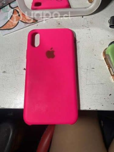 Carcasa rosada de iPhone X