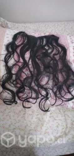 Postizo y cortina de pelo