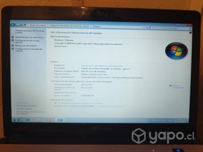 Notebook X-Vision SS-2505 | Bateria Mala