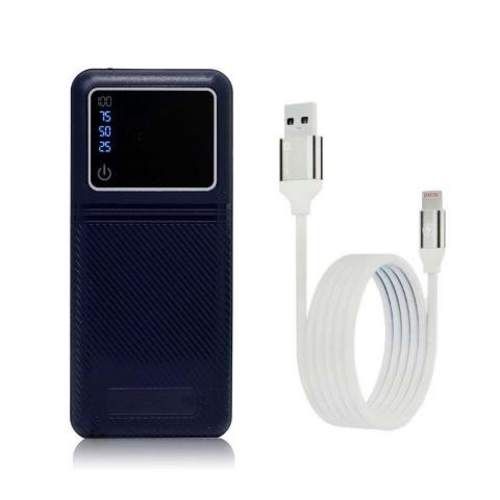 Batería recargable + cable USB tipo lightning