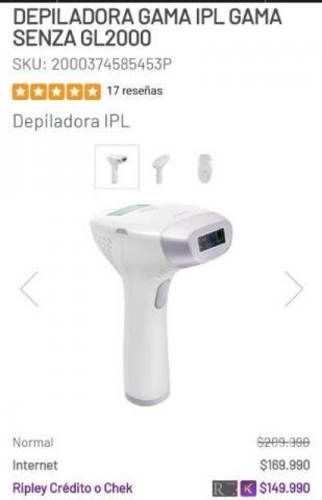 Depiladora laser