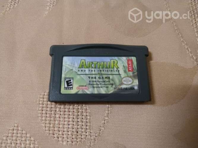 J80: juego gba con caja: arthur and the invisibles