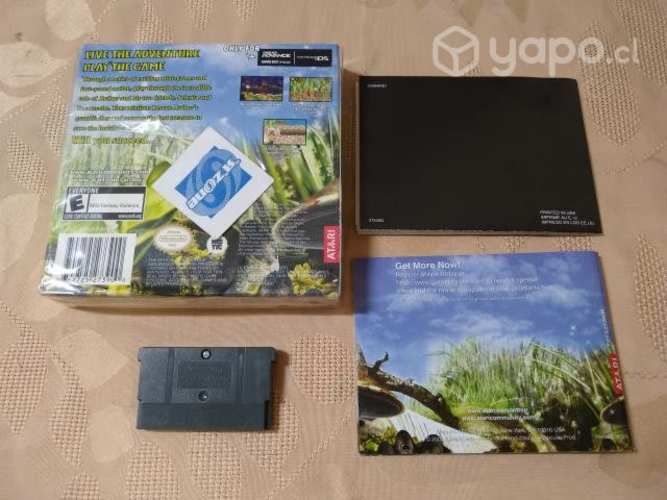 J80: juego gba con caja: arthur and the invisibles