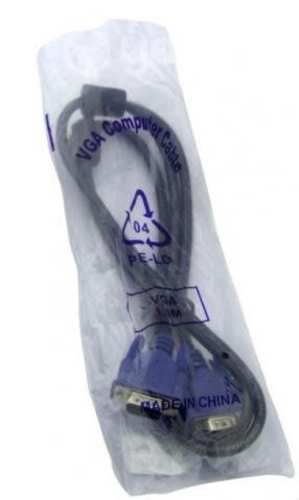 Cable VGA 1,5 Metros, Doble Filtro