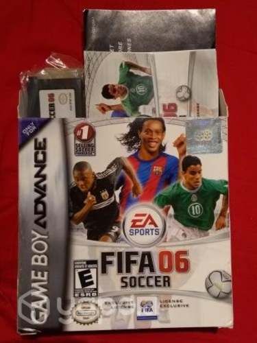 J81: juego gba con caja: fifa soccer 2006