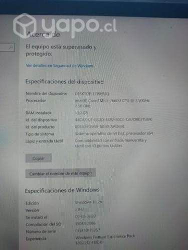 Notebook Microsoft Surface I7