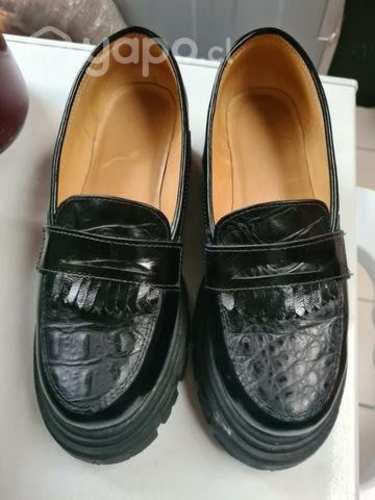 Mocasines cuero legítimo