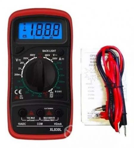 Tester Digital Xl830l Mide Amperaje Voltaje Ohms D