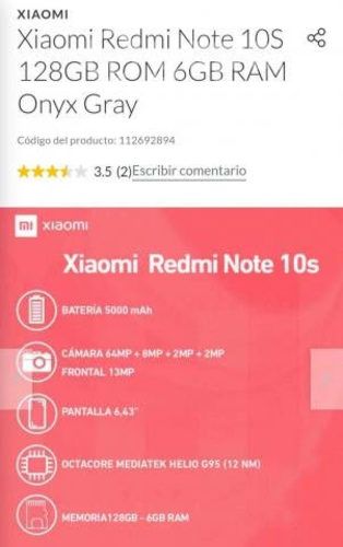 redmi note 10s