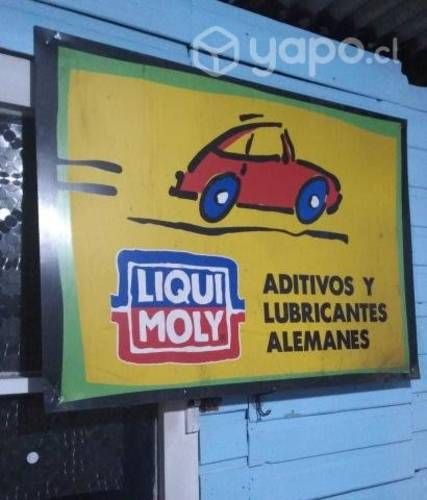 Letrero de laton antiguo Liqui Moly