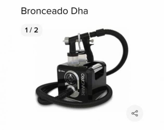 Maquina bronceado sin sol DHA