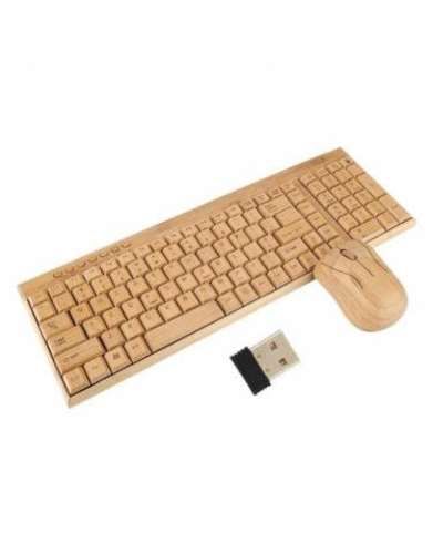 Combo Teclado Mouse Inalámbrico Ecológico Ultrafin