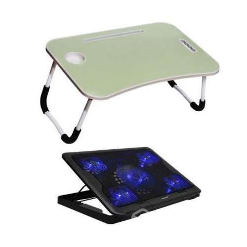 Mesa plegable+ base enfriadora para notebook