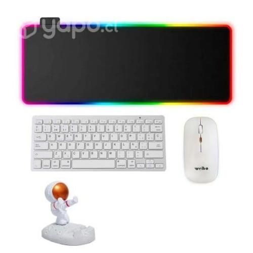 Mousepad + soporte teléfono + teclado + mouse