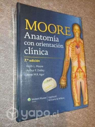 Libro Moore anatomía buena calidad