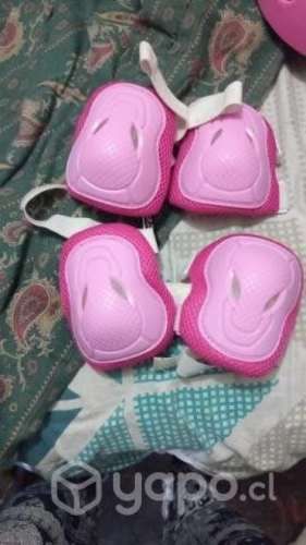 Patines + casco rodilleras