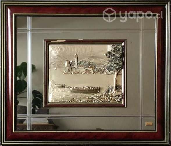 Cuadro paisaje relieve