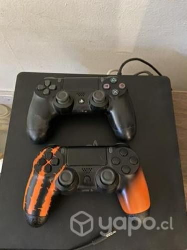 Ps4 con mando scuff mas audifonos logitech