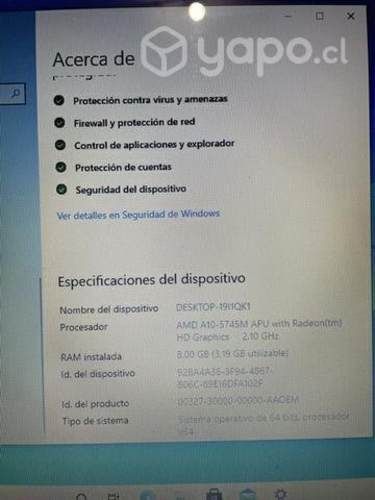 Notebook hp pavilion