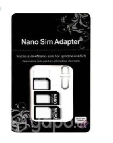 Conjunto de Micro adaptador de tarjeta SIM 4 en 1